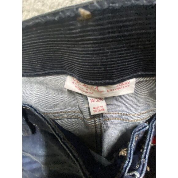 Isabel Maternity NWOT Skinny Crossover Panel Jeans Size 14/32R - Picture 5 of 7